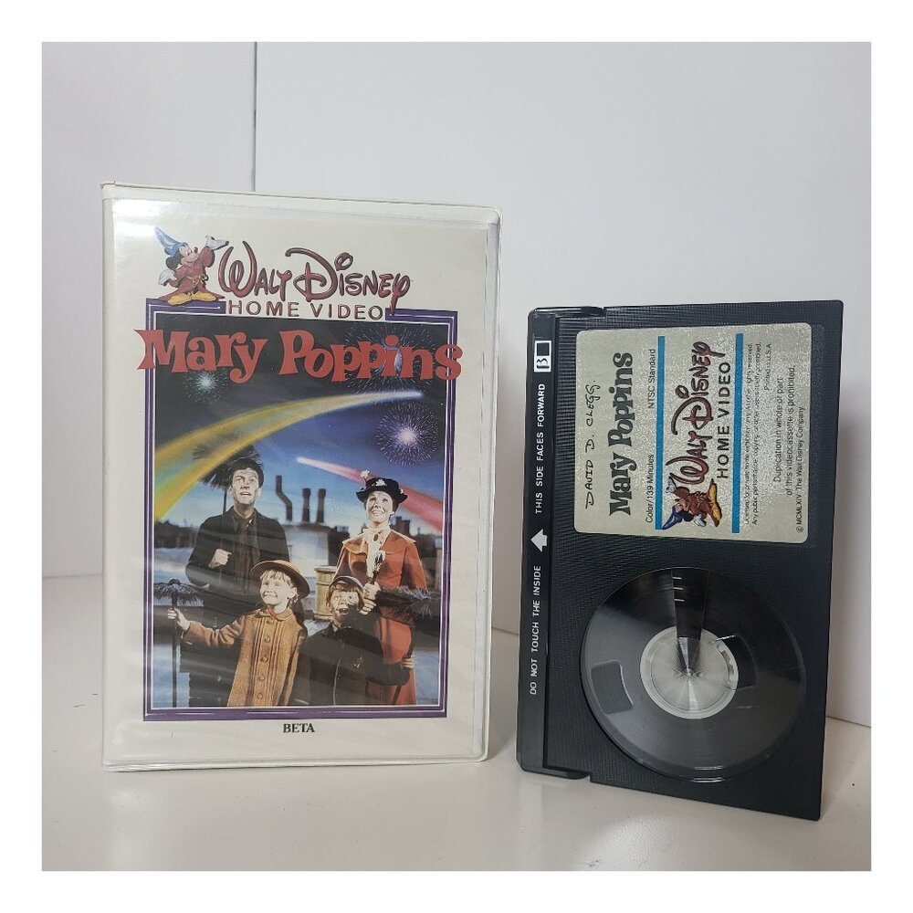 Mary Poppins BETA Tape Betamax (Not VHS) Disney